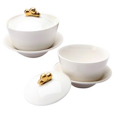 ZEN Gold Dragon 茶杯墊 2 件套, 混色, 1套