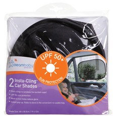 dreambaby 黏貼式汽車遮陽板 UPF50, 2入, 混色