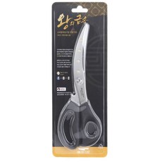 왕의금속 슈퍼 방짜 유기칩 주방가위, 혼합 색상, 1개