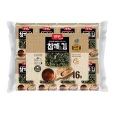 동원 양반 참깨가쏟아지는김, 80g, 1세트