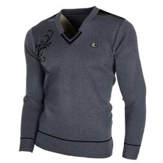 MASTER BEAR 男款V領羊毛長袖針織衫 CTMP2033