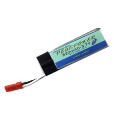 픽파워 제이록 3.7 V 520mAh 15C 리튬 폴리머 배터리, 혼합 색상, 1개