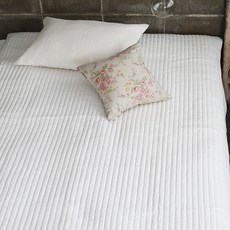 絎縫被套, 象牙白