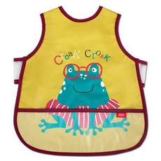 Petit Bebe 可愛動物朋友防水圍兜, Mischievous Frog, 1入