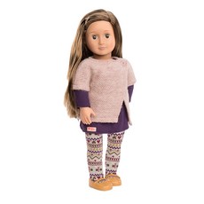 오지돌스 판초자켓 카민 아기인형, 혼합 색상, 1개