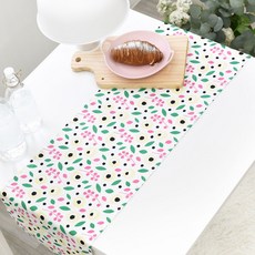 휴디자인 테이블 러너, 비비드 플로랄, 4인(30 x 150 cm), 1개