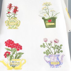 Leuhome 小花園布料, 多色, 1個