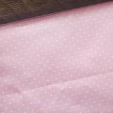 르우홈 스몰 도트 패브릭 원단, 핑크, 1개