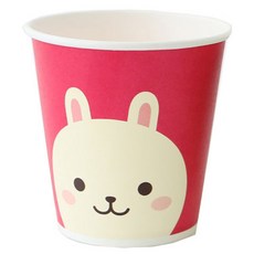 황씨네도시락 캐릭터 종이컵 토끼, 170개입, 1개