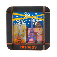 지티글로벌 Paper Shadow Art 그림 DIY, I LOVE PARIS, 1개
