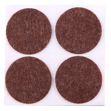 WEIKANG毛氈椅腳防噪音墊 棕色 圓形2, 5個