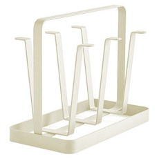 OSLO 素色瀝水杯架, 白色的, 1個