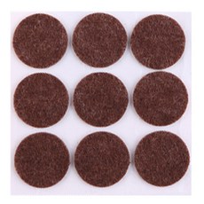 WEIKANG毛氈椅腳防噪音墊 棕色 圓形1, 5個