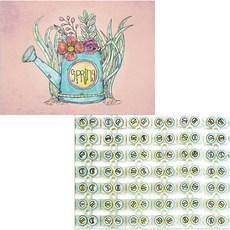 벨라 실리콘 식탁매트 2p 나사 세트, 나사, 화분01, 385 x 285 mm, 두께 1mm, 2개