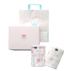 Dalpong 孩童雙面舒適包巾 2入