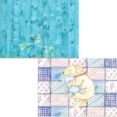 印尼 Bella 矽膠餐墊 2入 午睡組, 午睡, 自行車, 385 x 285 mm, 厚度 1mm, 2個