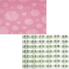 벨라 실리콘 식탁매트 2p 나사 세트, 나사, 털실패턴2, 385 x 285 mm, 두께 1mm, 2개
