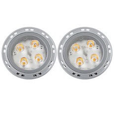 포커스 LED 할로겐램프 MR16 4W 2p, 전구색, 2개