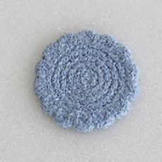 Tina Picnic 禮物包裝 圓形 針織輔料, 天藍色, 10個