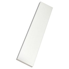 Inudeco 人字形瓷質長方形切割磁磚 半霧面, 白色, 27個