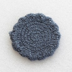 Tina Picnic 禮物包裝 圓形 針織輔料, 炭灰色, 10個