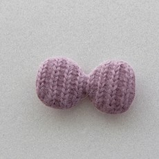 티나피크닉 선물포장 보타이모양 뜨개부자재, 보라, 20개입
