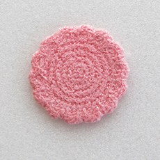 Tina Picnic 禮物包裝 圓形 針織輔料, 粉紅色, 10個