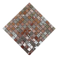 Inudeco 陶瓷馬賽克 H2307, 金屬黑曲奇, 4件