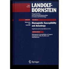 Diamagnetic Susceptibility of Organic Compounds Oils Paraffins and Polyethylenes Hardcover, Springer