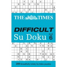 The Times Difficult Su Doku Book 6 Paperback, Times Books