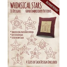 Whimsical Stars Hand Embroidery Patterns Paperback, Createspace Independent Publishing Platform