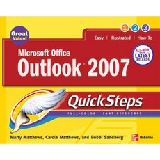 Microsoft Office Outlook 2007 Quicksteps Paperback, McGraw-Hill Education