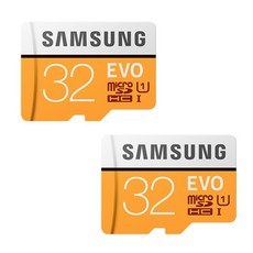 삼성전자 EVO 마이크로 SD 메모리카드 MB-MP128GA/KR, 32GB, 2개