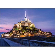 Puzzle Korea 聖米歇爾山夜景拼圖 3153, 1000 件, 混合色, 1個, 1000件
