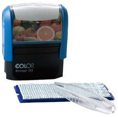 COLOP DIY 30/1 郵票套組, 混色, 藍色