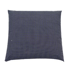 簡約印花靠墊套, 格子黑（白+黑）