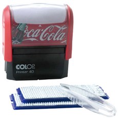 COLOP DIY 40/2 郵票套組, 混色, 藍色