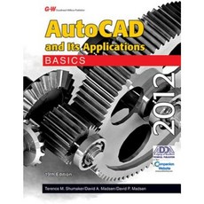AutoCAD and Its Applications Basics 2012 Hardcover, Goodheart-Wilcox Publisher