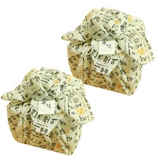 Donna&deco 訓民正音便當包巾 奶油象牙白, 2個