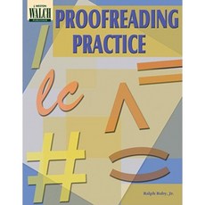 Proofreading Practice Paperback, Walch Education