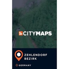 德國 Zehlendorf Bezirk 城市地圖平裝本, Createspace獨立發布平台