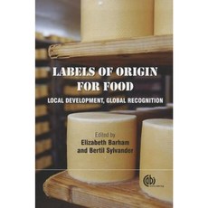 Labels of Origin for Food: Local Development Global Recognition Hardcover, Cabi