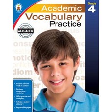 Academic Vocabulary Practice Grade 4 Paperback, Carson Dellosa Publishing Company