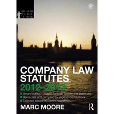 Company Law Statutes 2012-2013 Paperback, Routledge