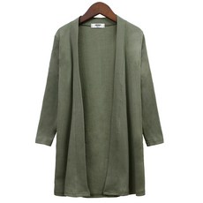 유라비 키즈용 블란치 숄카라 롱가디건