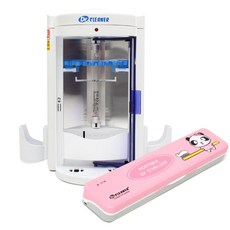닥터크리너 가정용 칫솔살균기 DR-70 + 휴대용 건전지타입 칫솔살균기 BIO-201, 가정용(DR-70), 휴대용(BIO-201), 핑크팬더