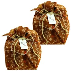 Donna&deco 訓民正音便當包巾 棕色, 2個