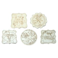 향앤미과학 STEAM 사이언스 나무 받침대 꾸미기 5p 세트, 1세트