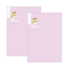 크레용신짱 짱구는 못말려 그리드 중철노트 M, 짱아의취미, 2개입