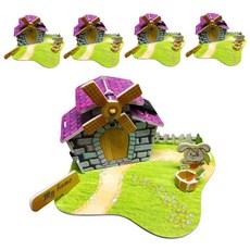 향앤미과학 STEAM 사이언스 3D 입체퍼즐 태양광 주택 일반형 만들기 키트 5p, 1세트